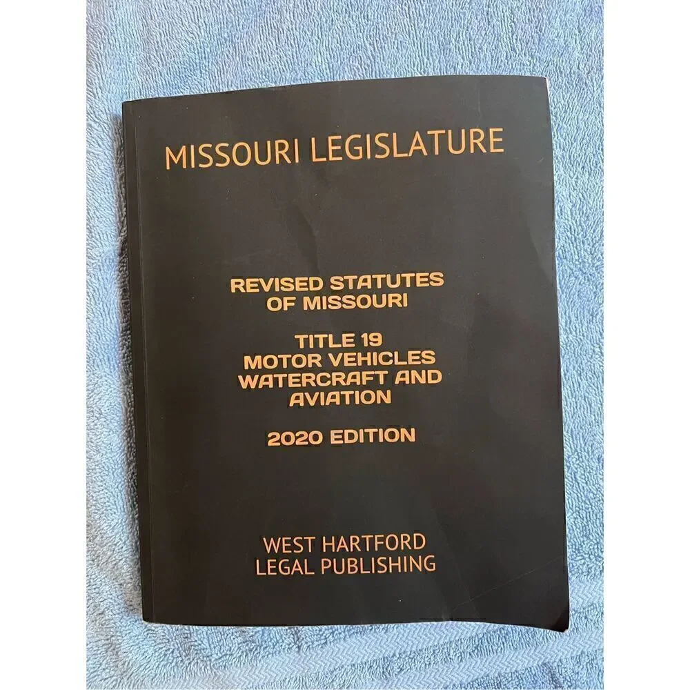 Missouri Legislation Book